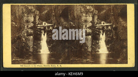 Cascade in the Flume, Dixville Notch, N.H.; Cascade in the Flume ...