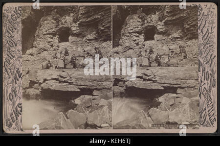 Ausable Chasm. Devil's Oven, by G. W. Baldwin Stock Photo