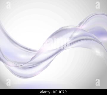 Abstract gray waving background Stock Vector