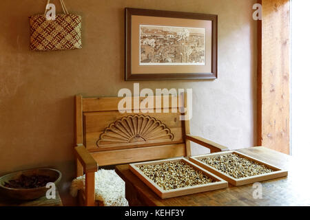 Traditional indigenous dining room Stock Photo