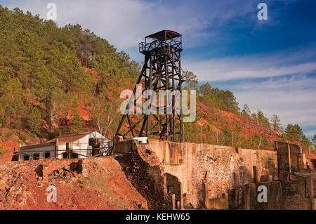 Pena del Hierro Mine, Nerva, El Andevalo region, Huelva province, Region of Andalusia, Spain, Europe Stock Photo