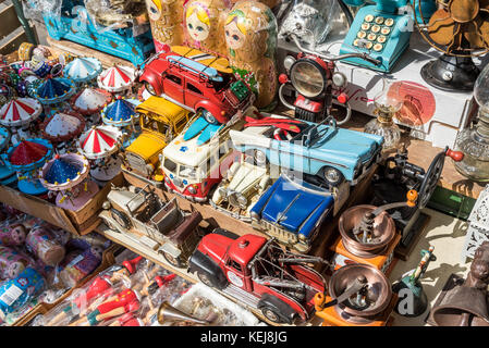 Israel, Tel Aviv-Yafo - October 11, 2017: Shuk hapishpeshim flea market in Jaffa Stock Photo