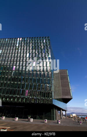 Harpa is a concert hall and conference centre in Reykjavík, Iceland. The opening concert was held on May 4, 2011.  Harpa was designed by the Danish fi Stock Photo