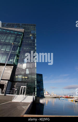 Harpa is a concert hall and conference centre in Reykjavík, Iceland. The opening concert was held on May 4, 2011.  Harpa was designed by the Danish fi Stock Photo