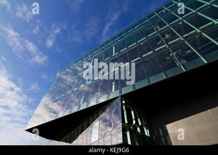 Harpa is a concert hall and conference centre in Reykjavík, Iceland. The opening concert was held on May 4, 2011.  Harpa was designed by the Danish fi Stock Photo