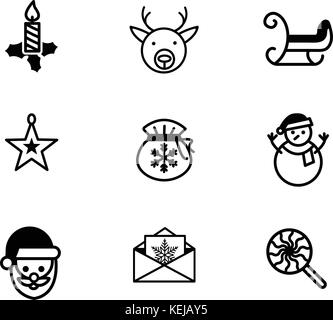 christmas snowflake line style icon Stock Vector Image & Art - Alamy