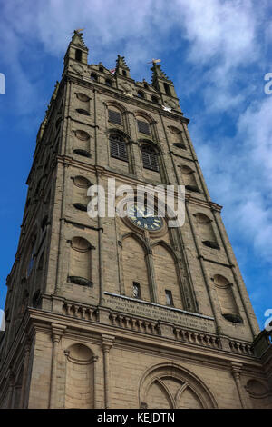 Collegiate Church of St Mary's Tower, Warwick -1 Stock Photo