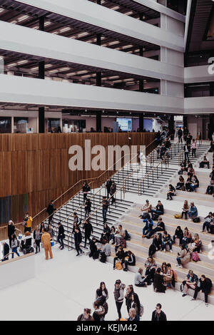 Interior of the modern City of Glasgow College in centre of Glasgow ...