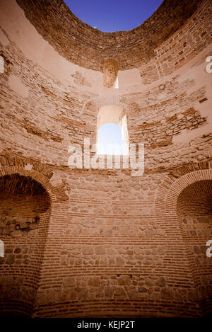 The Vestibule within Diocletian's Palace in the Old Town in Split, Croatia. Stock Photo