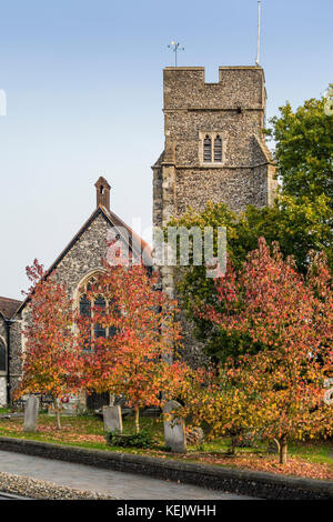 St Dunstans Church,London Road,Canterbury,Kent,England,UK Stock Photo