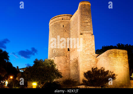 Maiden Tower, Baku, Azerbaijan Stock Photo