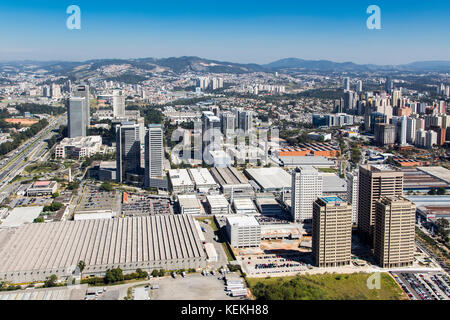 aerial view of Alphaville, sao paulo metropolitan region - Brazil Stock Photo