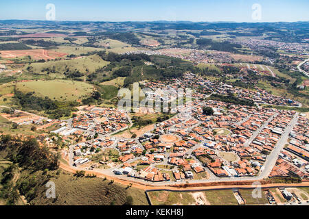 aerial view of Bragança Paulista Stock Photo