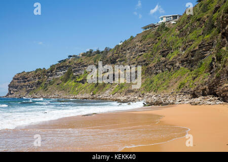 Bungan beach in Newport, one of Sydney's famous northern beaches north of Sydney,New south wales,Australia Stock Photo