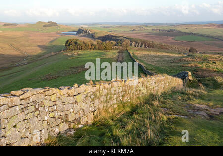 Hadrian's Wall, Northumberland, England, UK Stock Photo