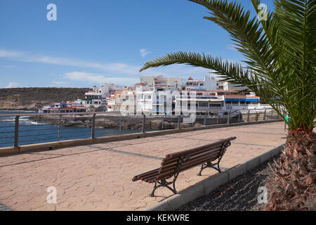 The promenade at La Caleta, Tenerife, Canary Islands, Spain. Stock Photo