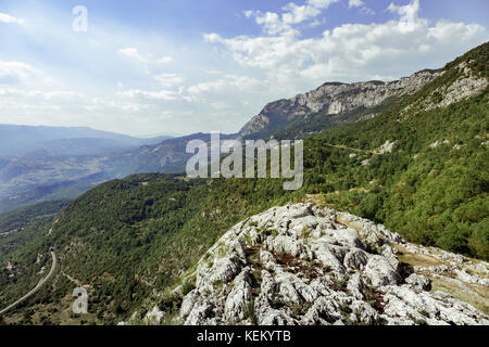 beautiful view of the mountains in summer, Montenegro Stock Photo