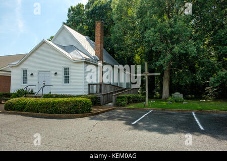 Jamestown Presbyterian Church, 3287 Ironbound Road, Jamestown, Williamsburg, Virginia Stock Photo