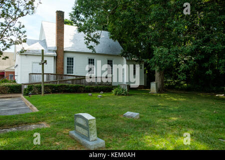 Jamestown Presbyterian Church, 3287 Ironbound Road, Jamestown, Williamsburg, Virginia Stock Photo