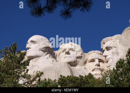 Mt. Rushmore National Memorial Stock Photo