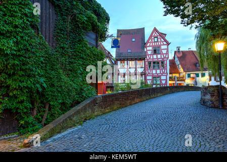 Old street in Ulm, Germany Stock Photo