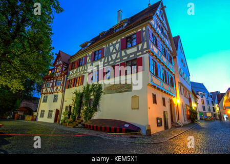 Old street in Ulm, Germany Stock Photo