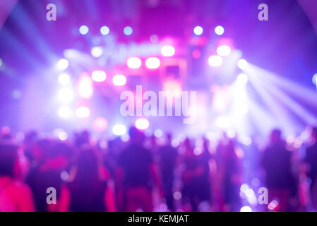 Blurred background of Entertainment Concert Stock Photo