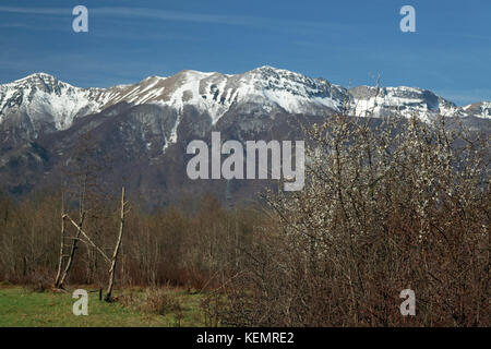 Lika and Velebit in early spring Stock Photo