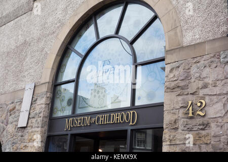 Museum of Childhood, High Street, Edinburgh, Scotland, UK Stock Photo