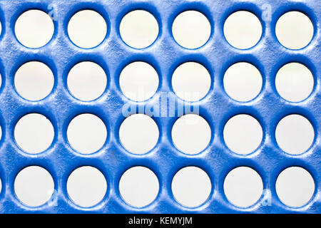 Metal industrial background. Blue circles. Stock Photo