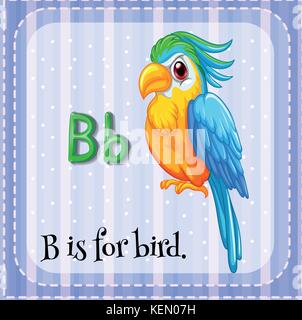 Flashcard letter P is for parrot illustration Stock Vector Image & Art ...