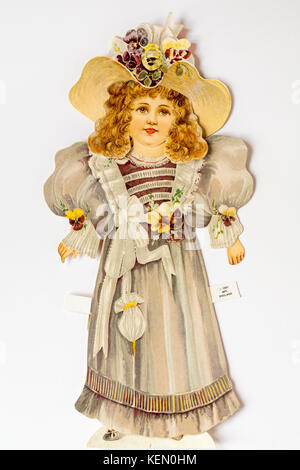 Lady Jane Dress Me Doll wearing one of four different outfits isolated on  white background Stock Photo - Alamy