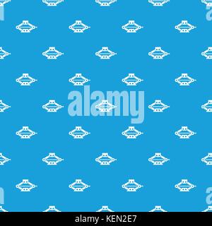 Red scissor car jack pattern seamless blue Stock Vector