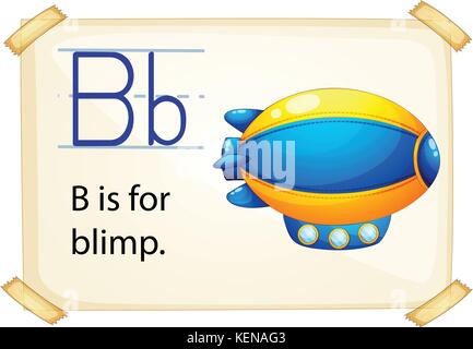 Flashcard Letter B Is For Balloon Stock Vector Image & Art - Alamy