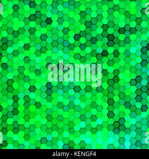 abstract vector geometric hexagon background - green and blue Stock Vector