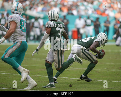 October 8, 2018 - East Rutherford, New Jersey, U.S. - New York Jets  defensive back Marcus Maye (26) breaks up a pass intended for Denver  Broncos wide receiver Courtland Sutton (14) in