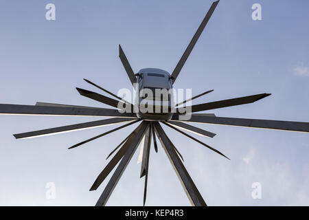 Changchun, Changchun, China. 22nd Oct, 2017. The Audi A6L sculpture, designed by British artist Gerry Judah, can be seen in Changchun, northeast China's Jilin Province, October 22nd, 2017, celebrating the sale quantity of Audi reaches one million in China. Credit: SIPA Asia/ZUMA Wire/Alamy Live News Stock Photo