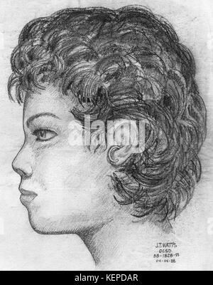 1988 Santa Ana Jane Doe side Stock Photo