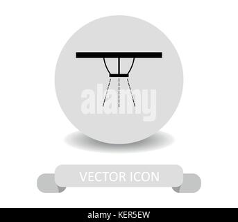 sprinklers on white background Stock Vector