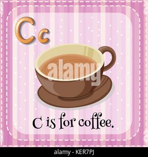 Flashcard letter C is for cup Stock Vector Image & Art - Alamy