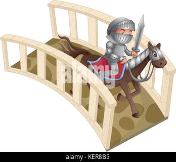 Knight riding horse clipart, medieval illustration vector Stock Vector ...