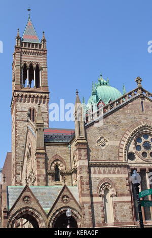 Old South Church on Boylston Street in Boston, Massachusetts Stock Photo