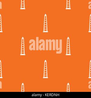 Obelisco of Buenos Aires pattern seamless Stock Vector
