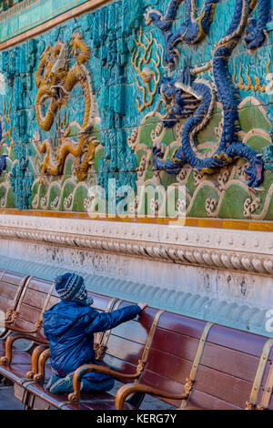 Asia Cina Beijing Tian'anmen Square Imperial Palace Great Wall of Mutianyu Buddhism Chinese sculptures Temple of Heaven Chinese portrait Chinese food Stock Photo