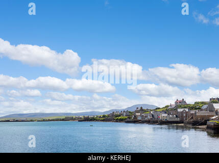 Waterfront in Stromness, Mainland, Orkney, Scotland, UK Stock Photo