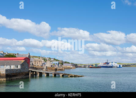The harbour in Stromness, Mainland, Orkney, Scotland, UK