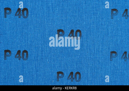 Reverse side of sandpaper, close-up Stock Photo