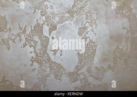 Polished plaster wall texture background Decorative and plastering in loft style. Stock Photo