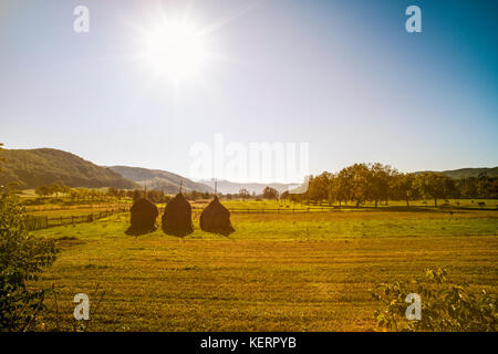 beautiful mountain scenery of the Apuseni Mountains in Romania Stock Photo