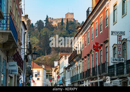 Convent of Christ or Convento de Cristo, Tomar, Ribatejo Province, Portugal Stock Photo